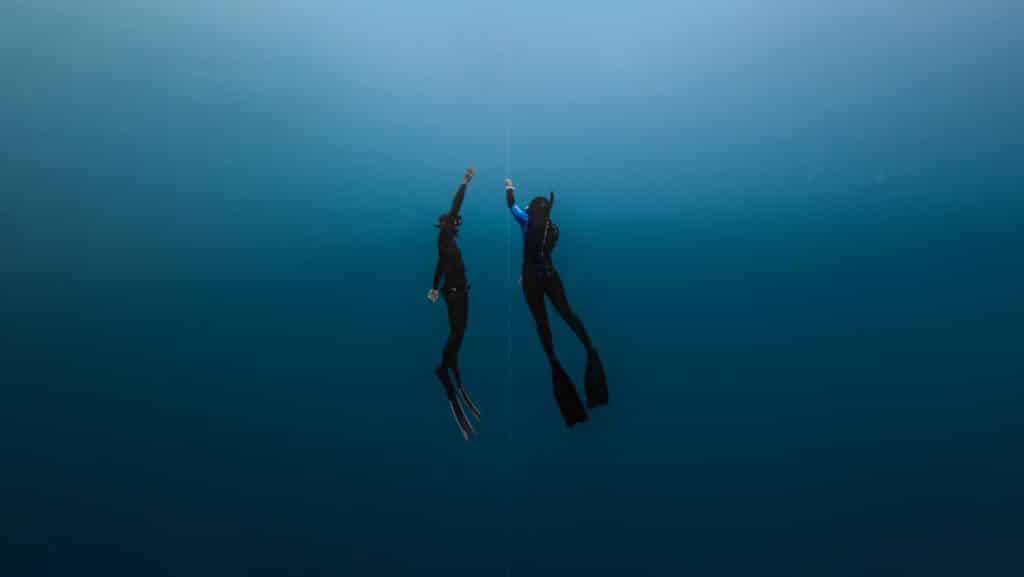 Depth line freediving Training - Hong Kong Freediving